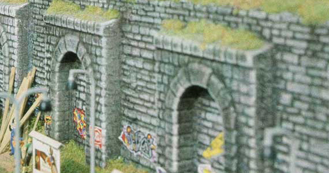 Busch 7032 Mauer mit Arkaden