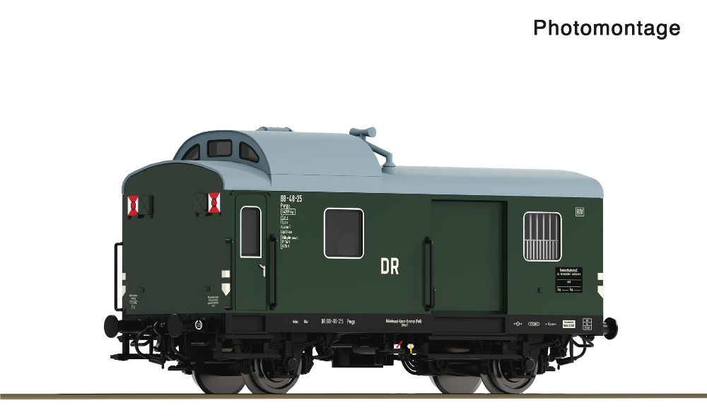 Roco 6680040 Güterzugbegleitwagen Pwgs DR Spur TT