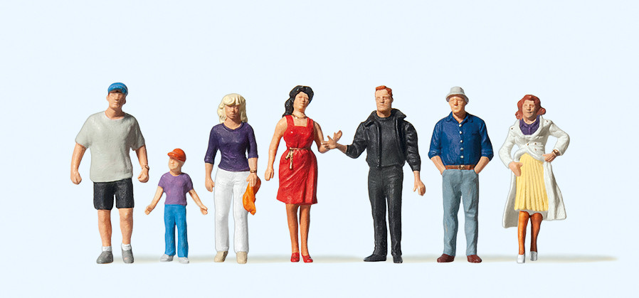 Preiser 10541 Passanten 1:87 Spur H0 NEU OVP Figuren