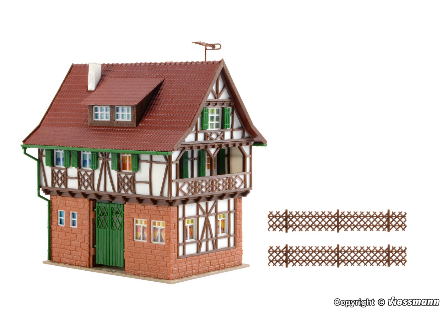 Vollmer 43734 Gerberhaus 1:87 Spur H0 Bausatz Neu OVP