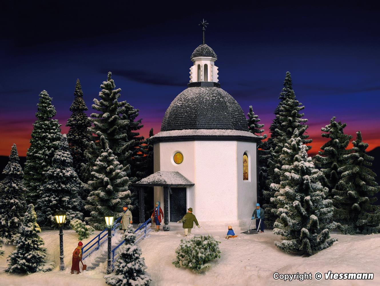 Vollmer 42412 Stille-Nacht-Gedächtniskapelle 1:87 Spur H0 Bausatz