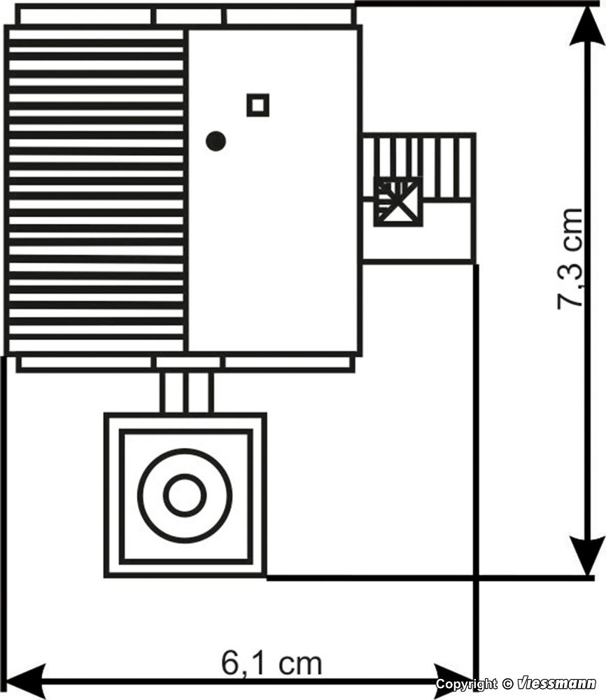 Kibri 36605 Kesselhaus mit Kamin 1:220 Spur Z Bausatz Neu OVP
