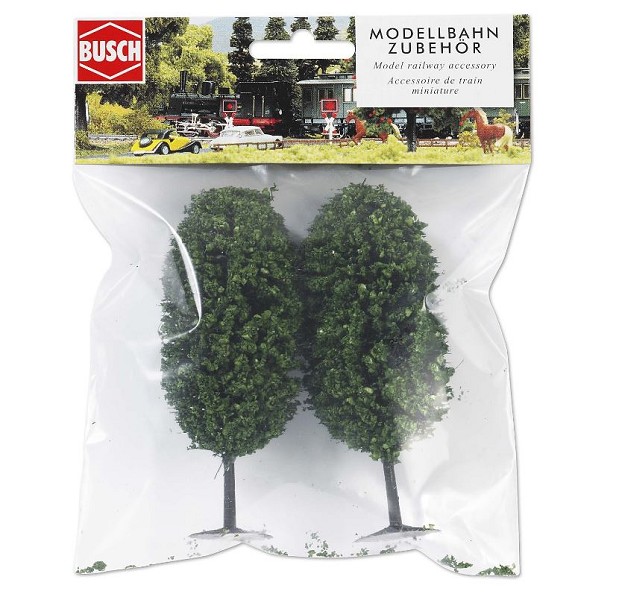 Busch 6053 Laubbäume 2 Stück