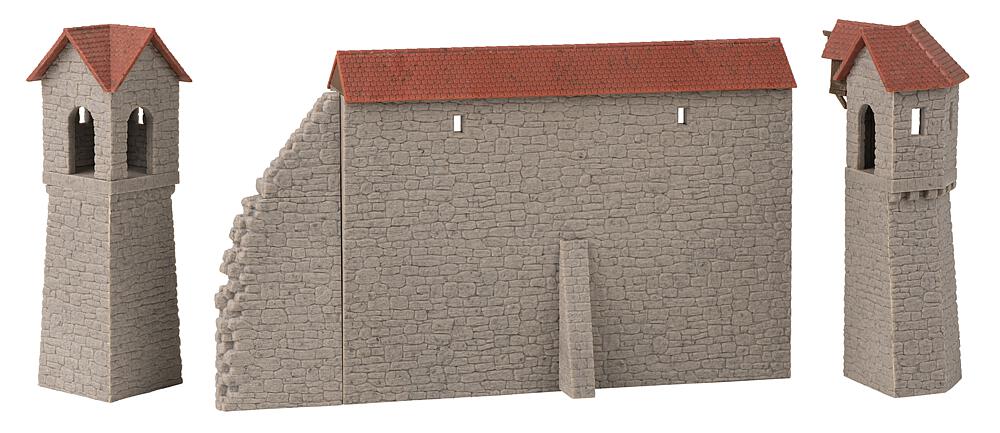 Faller 130693 Altstadtmauer-Set Wehrtürme 1:87 Spur H0 Bausatz