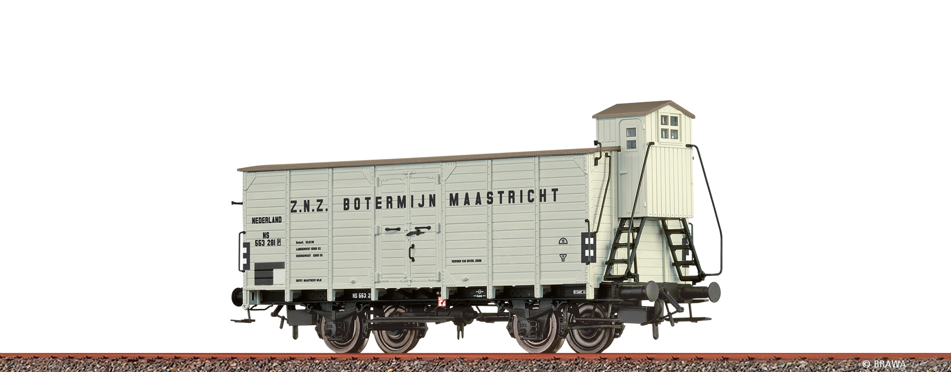 Brawa 49890 Bierwagen G10 Z.N.Z. Botermijn Maastricht NS Spur H0