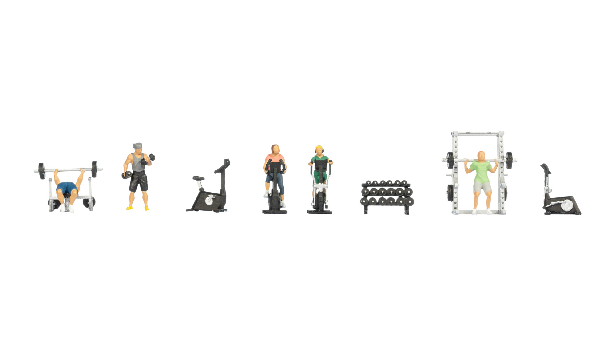Noch 16292 Figuren-Themenwelt „Fitness-Studio"