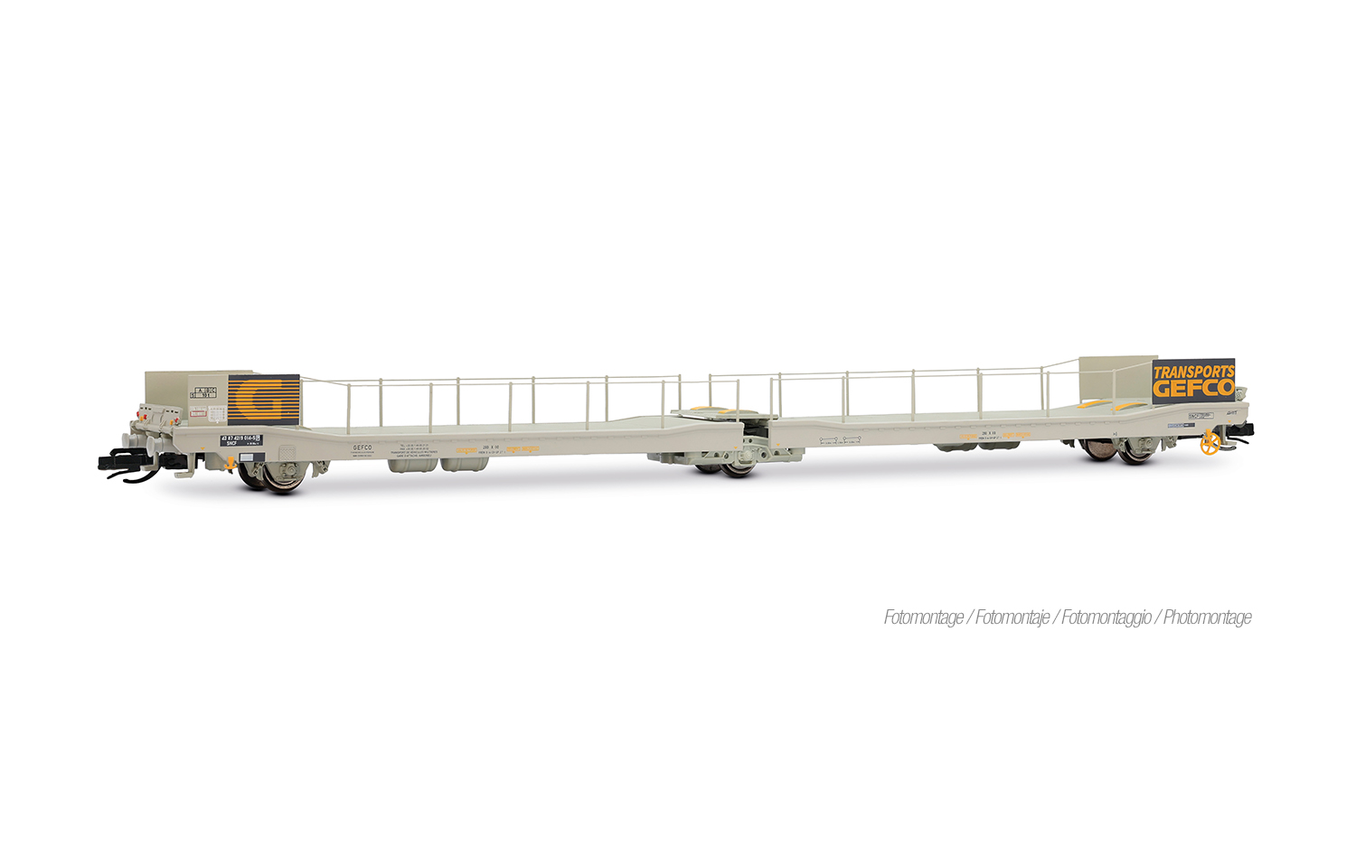 Arnold HN9772 SNCF, 3-achs. Autotransportwagen für Lieferwagen und Klein-L