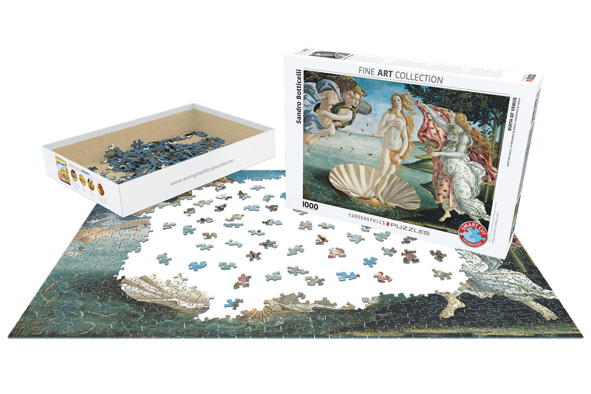 EUROGRAPHICS 6000-5001 Die Geburt der Venus 1000 Teile Puzzle Neu OVP