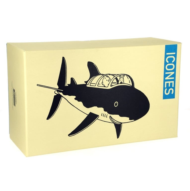 Tim & Struppi TINTIN 46402 Haifisch-U-Boot - Icons 26,5 cm x 15,2 cm NEU OVP