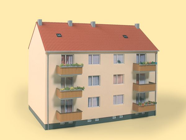 Auhagen 11402 Mehrfamilienhaus 1:87 Spur H0 Bausatz NEU OVP