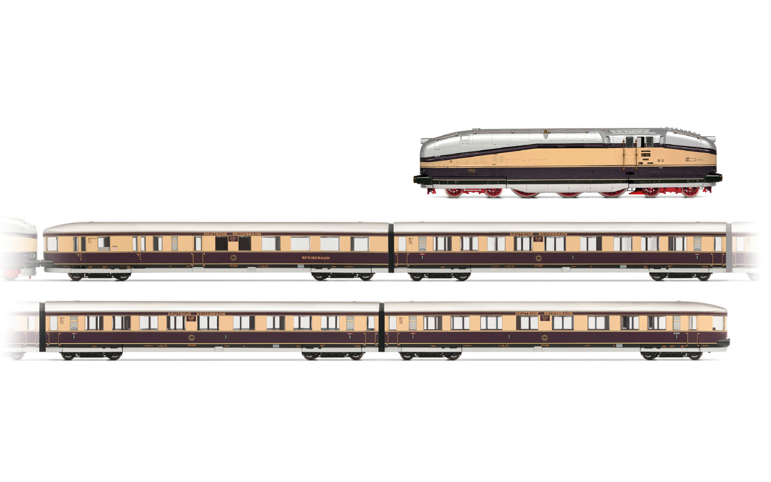 Rivarossi HR2953S DRG, Stromliniendampflokomotive 61 001 in endgültiger Farbge