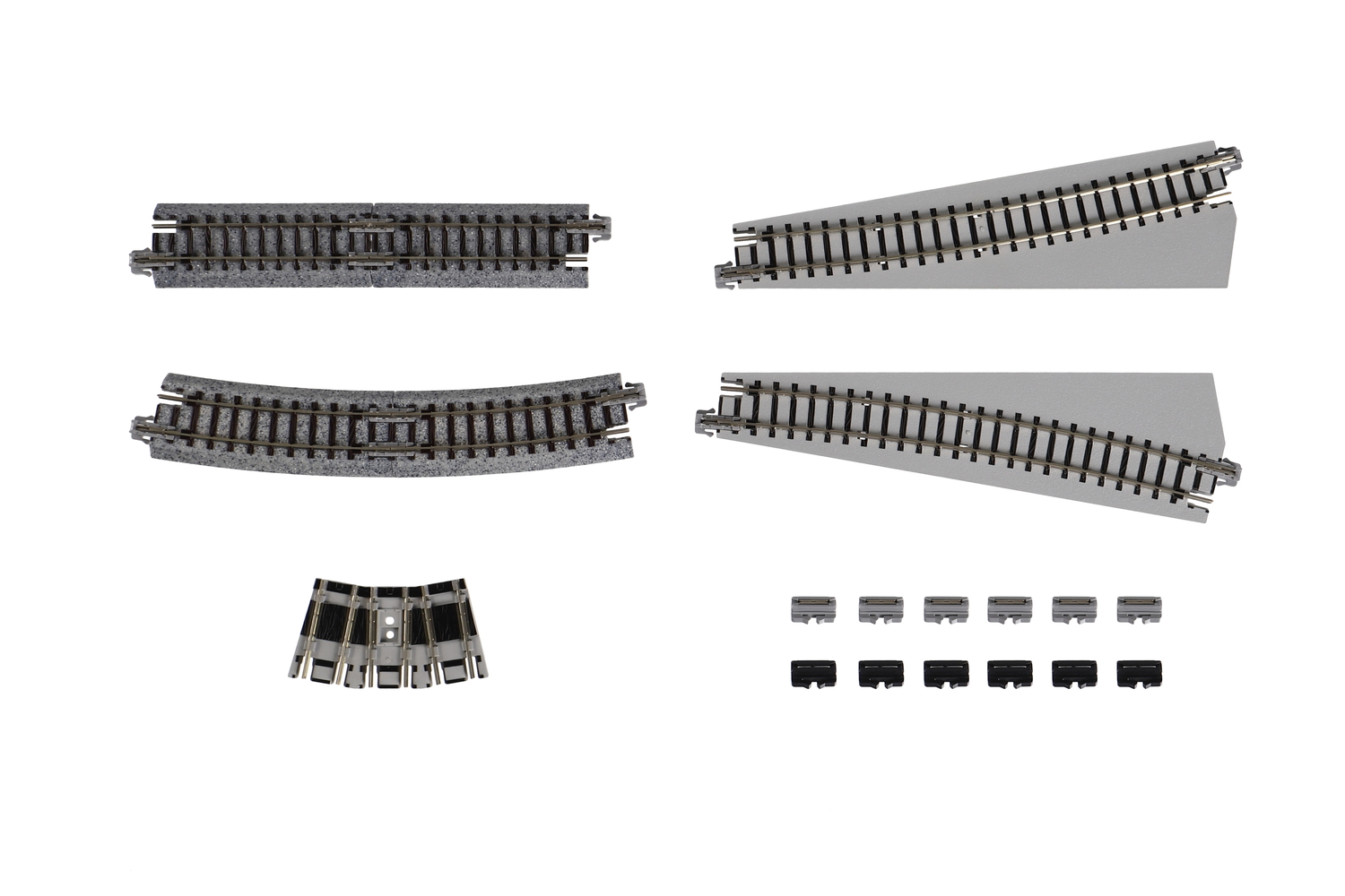 Kato 20-286 Erweiterungs-Set für Drehscheibe gebogen Spur N