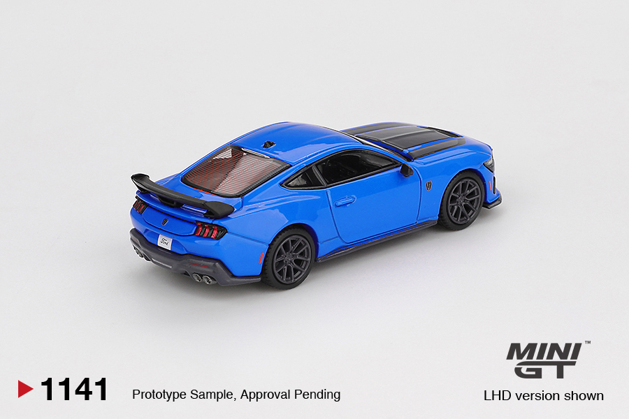 Mini GT MGT01141-L 1:64 FORD MUSTANG DARK HORSE GRABBER BLUE 2024