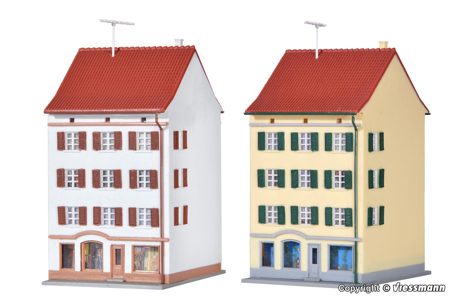 Kibri 36843 Mehrstöckiges Wohnhaus mit Ladengeschäft Spur Z