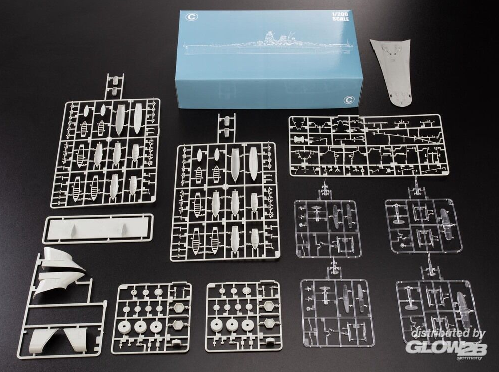 Glow2B 5058052000 YAMATO Battleship PREMIUM 1:200 Bausatz NEU OVP