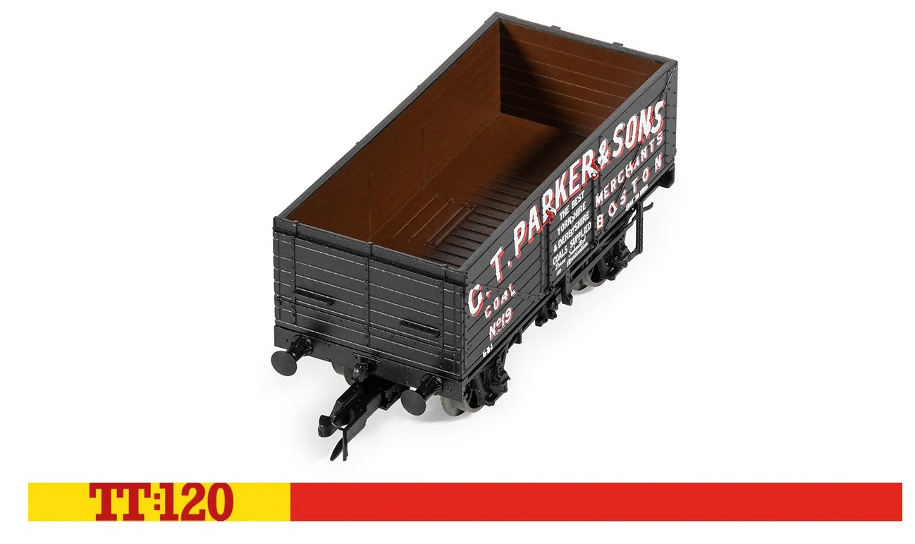 Hornby TT6040 G.T. Parker & Sons - 7 Plank Wagon 1:120 Spur TT NEU