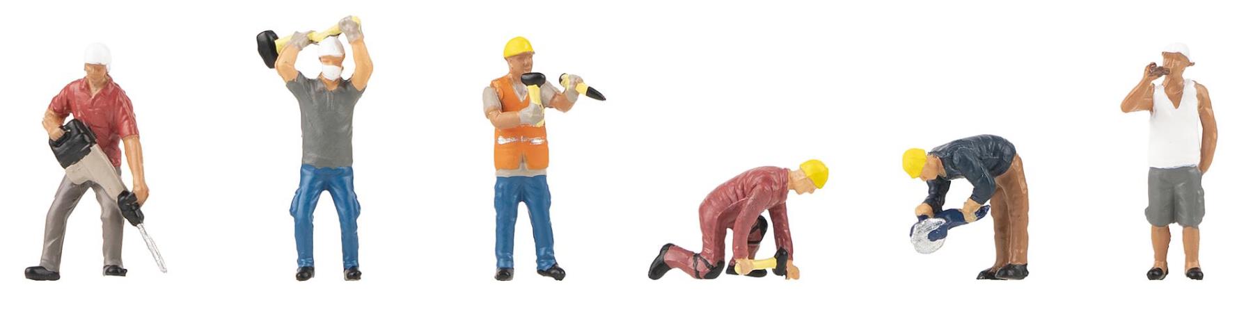 Faller 151694 Auf dem Bau 1:87 Spur H0 Neu OVP Figuren