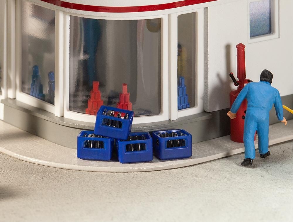 Faller 180968 4 Bierkästen mit Flaschen 1:87 Spur H0 Neu OVP