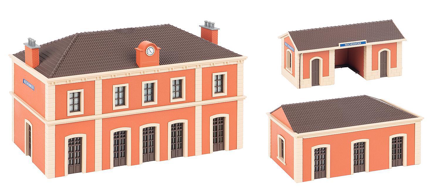 Faller 110147 Bahnhof-Set Reichenweier 1:87 Spur H0 Bausatz NEU
