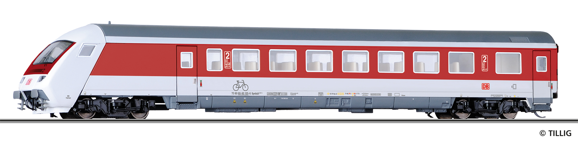 Tillig 13568 Steuerwagen 2. Klasse Bpmbdzf 297.3 der DB AG