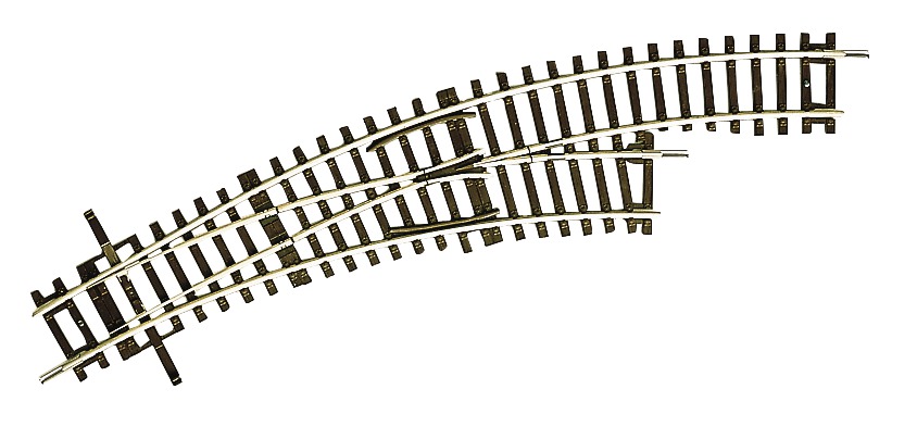 Roco 42465 Bogenweiche rechts BWr2/3 358 mm (R2) 1:87 Spur H0