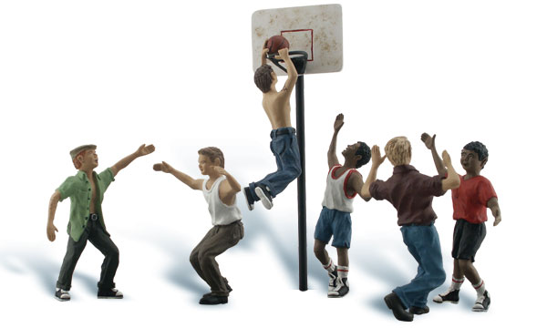 Woodland Scenics A2760 Basketballspieler 1:45 Spur 0 Neu OVP Figuren