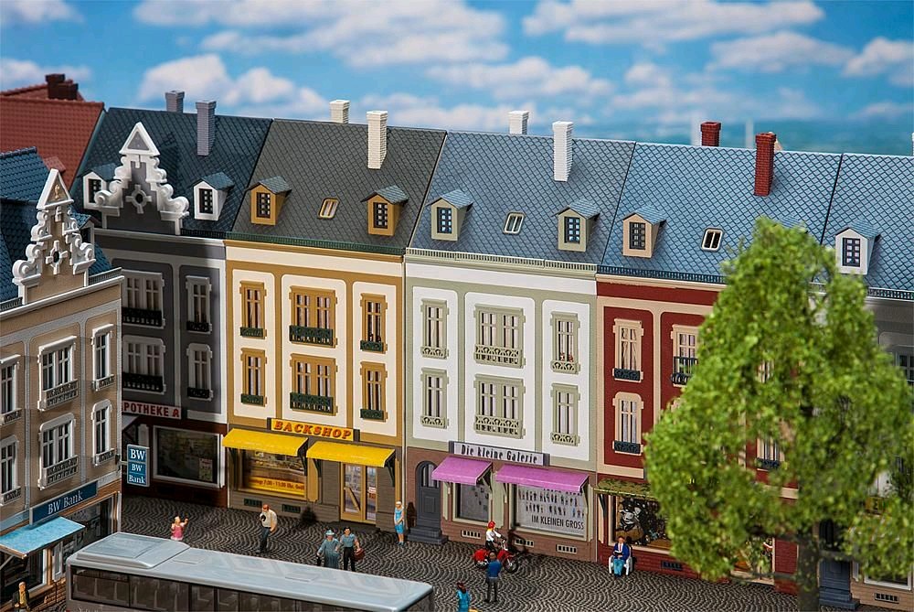 Faller 130702 2 Reihenhäuser Beethovenstraße 1:87 Spur H0 Bausatz Neu OVP