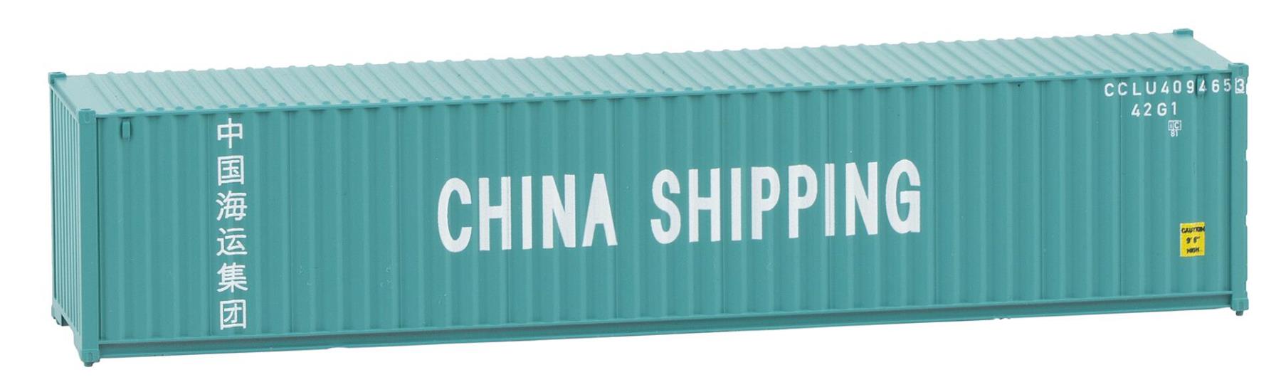 Faller 182101 40' Container CHINA SHIPPING, H0, 1:87, NEU OVP