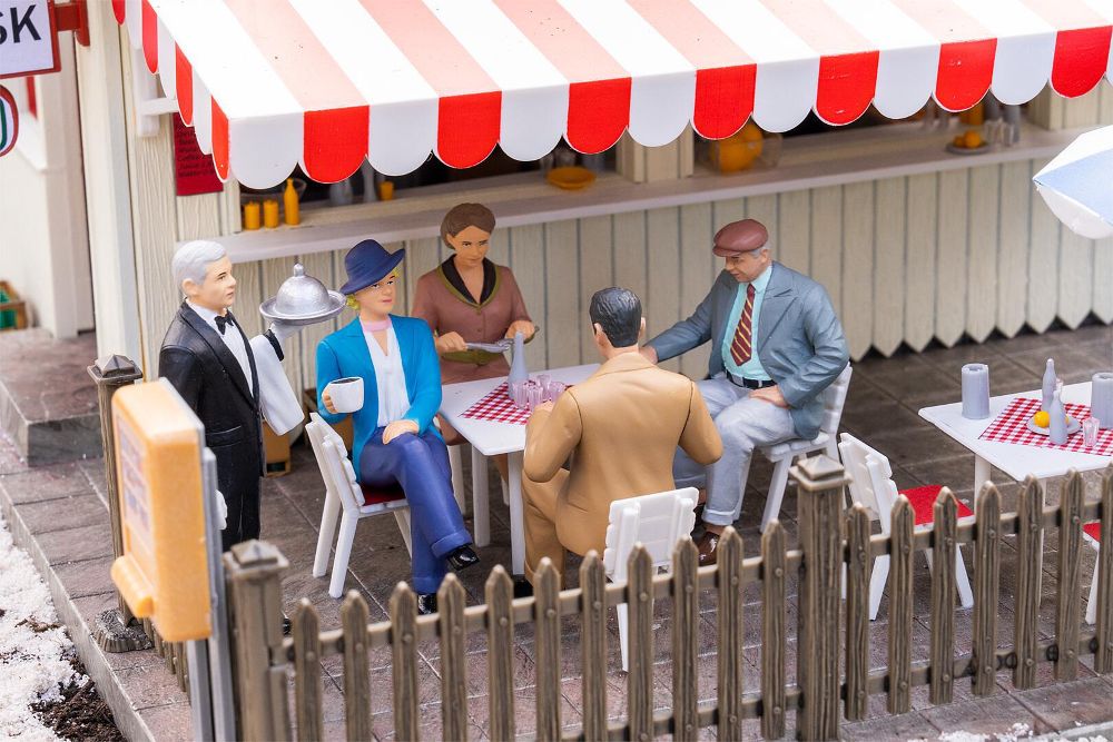 Pola 331531 Sitzende Restaurantgäste 1:22,5 Spur G NEU OVP