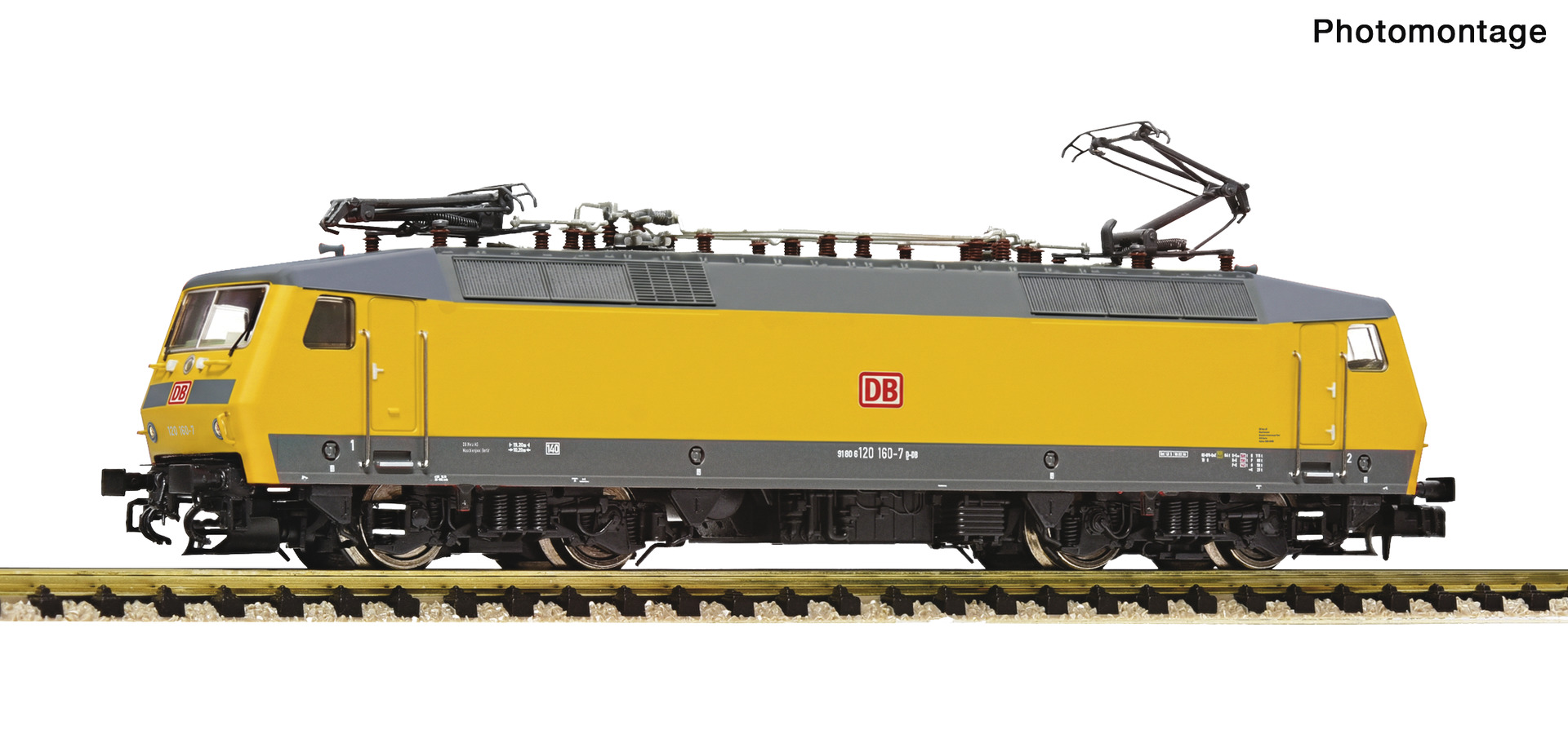 Fleischmann 7570104 Elektrolokomotive 120 160-7, DB Netz