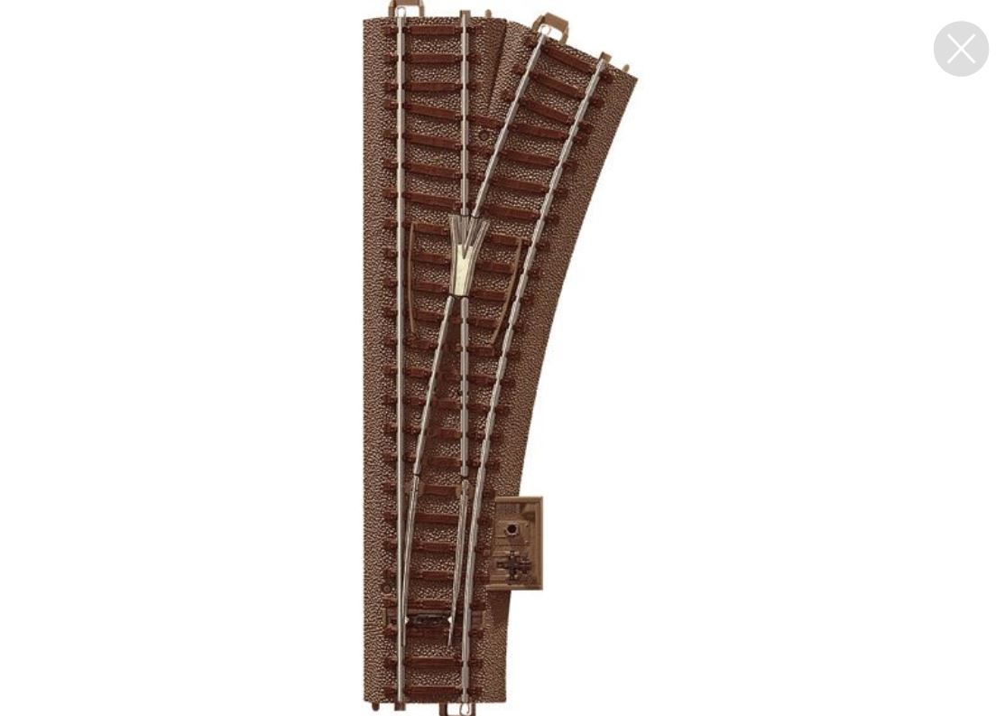 Trix 62612 Weiche rechts Länge 188,3 mm 1:87 Spur H0 DC Neu
