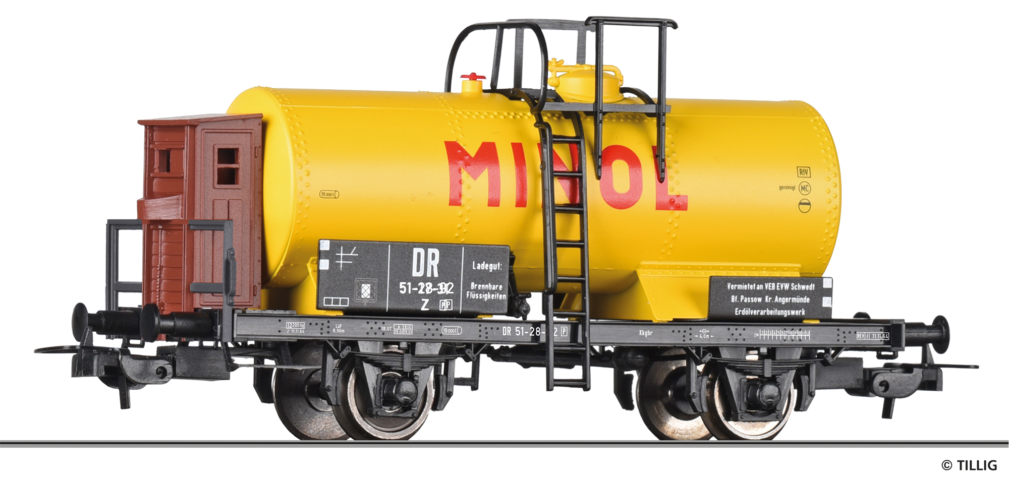 Tillig 77076 Kesselwagen „Minol“ der DR