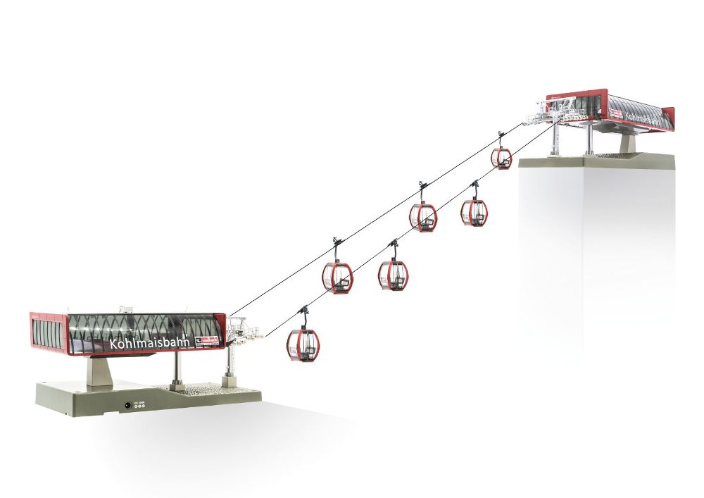 Jägerndorfer 82498 Seilbahn Kohlmaisbahn (D-Line Set) 1:87 Spur H0 NEU