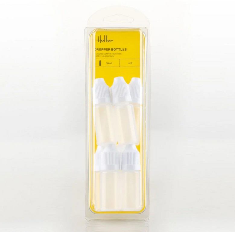 Heller 99015 Tropffläschchen 10 ml (8-teilig) NEU OVP