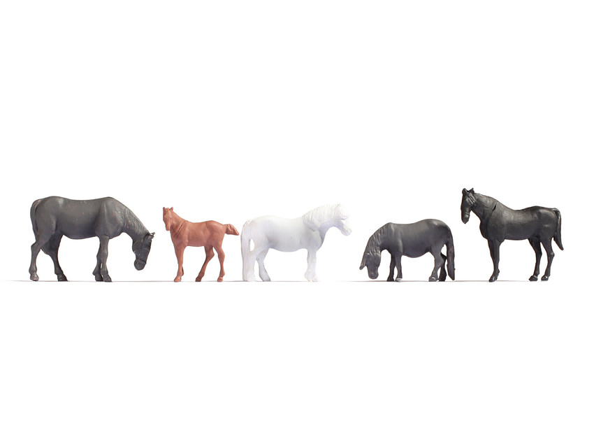 Noch 18215 Pferde Spur H0 NEU OVP Figuren