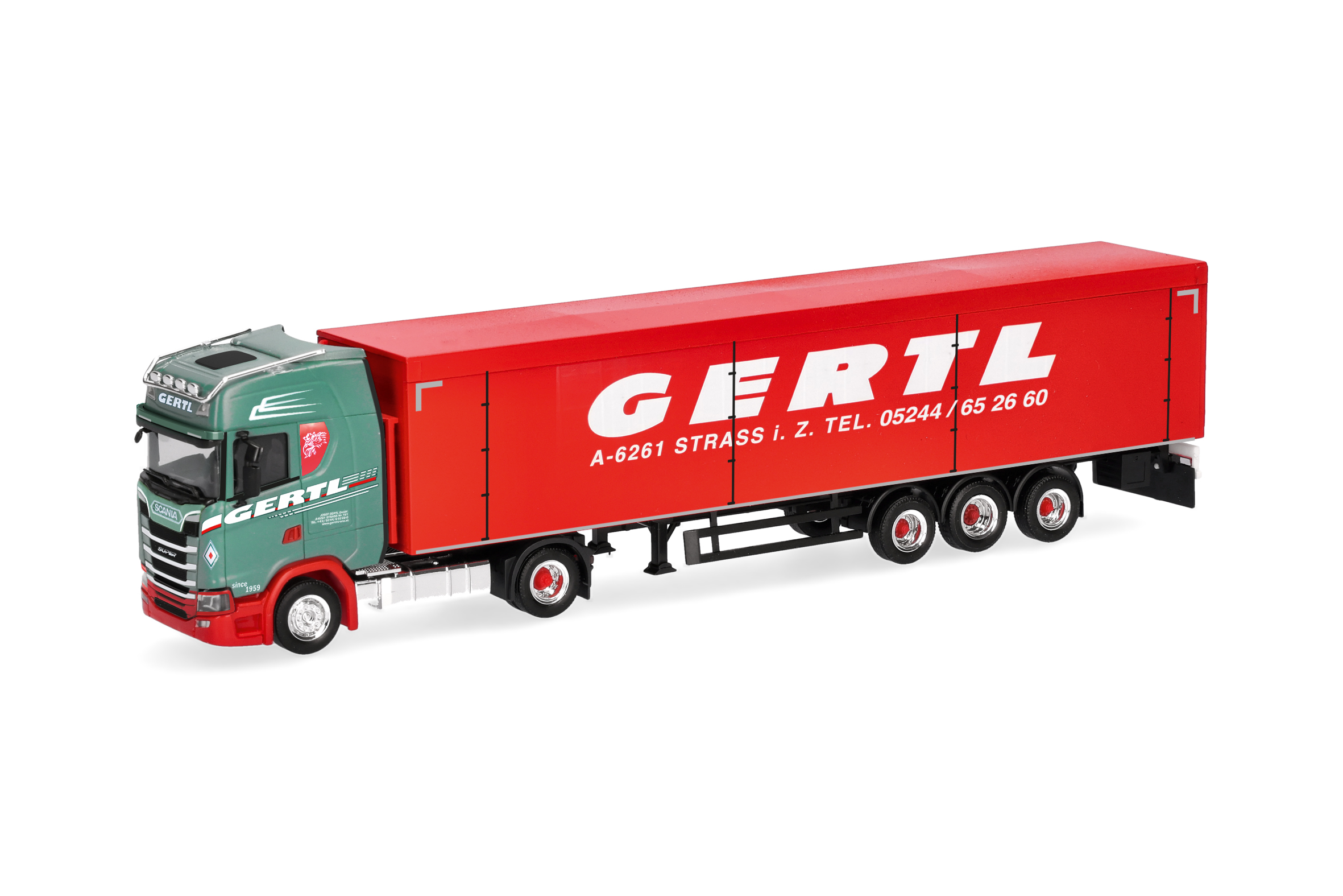 Herpa 322232 Scania CS 20 HD Schub.Sz Gertl