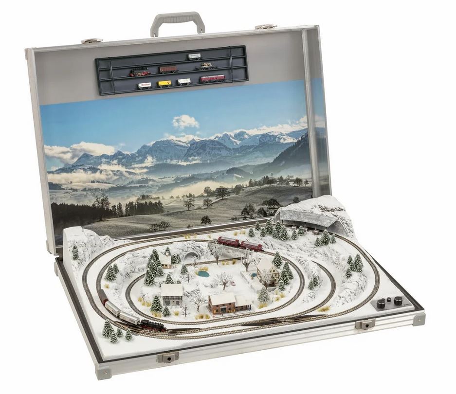 Noch 88308 Modellbahnkoffer Interlaken 1:220 Spur Z Neu OVP