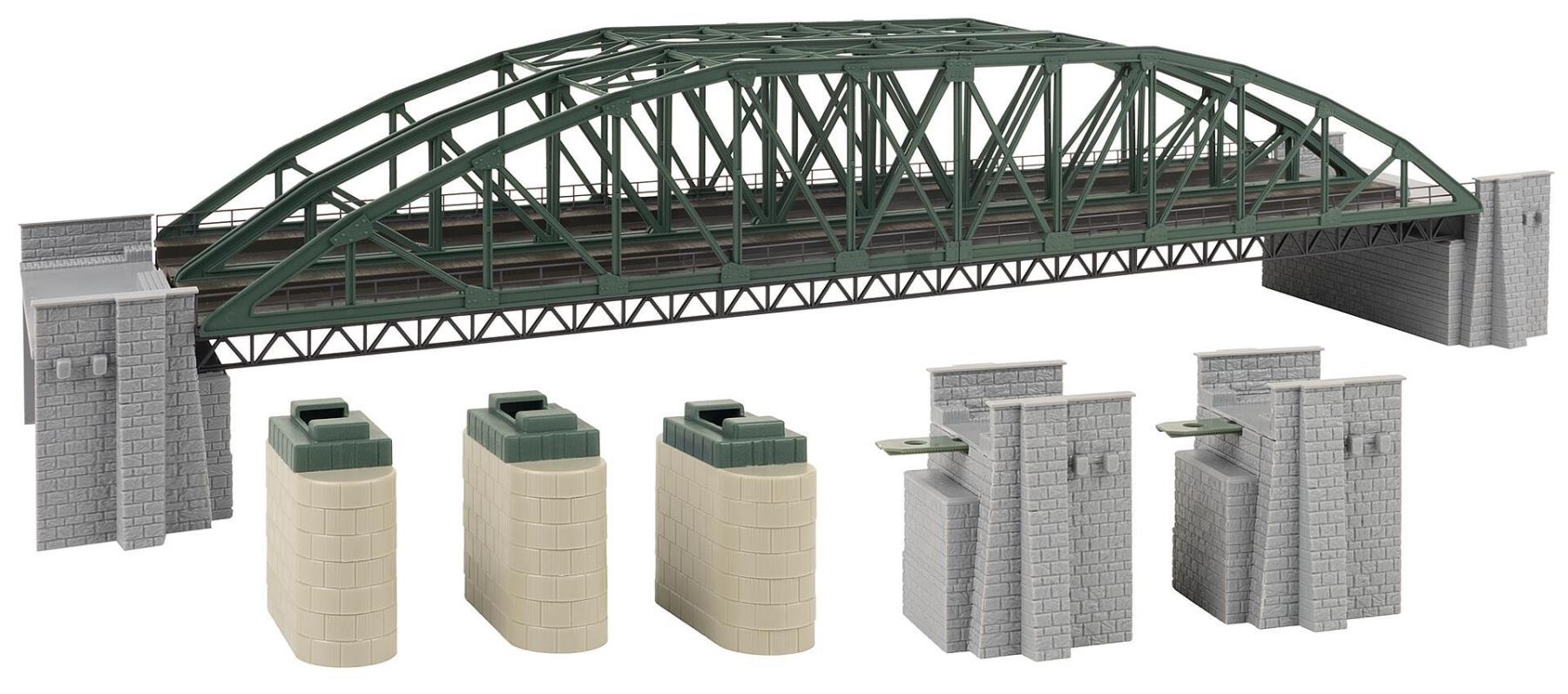 Faller 120507 Bogenbrücke 2-gleisig 1:87 Spur H0 Bausatz Neu OVP