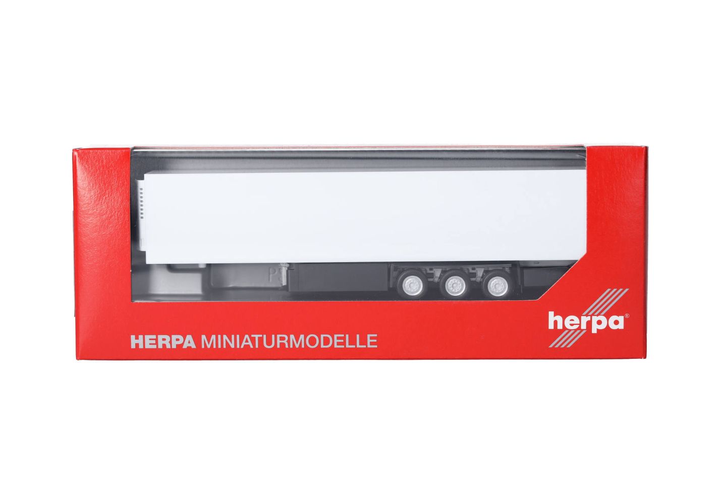 Herpa 077088 Schmitz E-Trailer Kühlkofferauflieger 3achs weiß 1:87