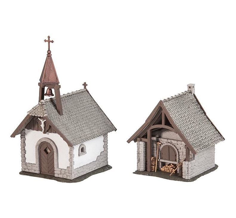 Faller 130571 Hofkapelle und Backhaus 1:87 Spur H0 Bausatz Neu OVP