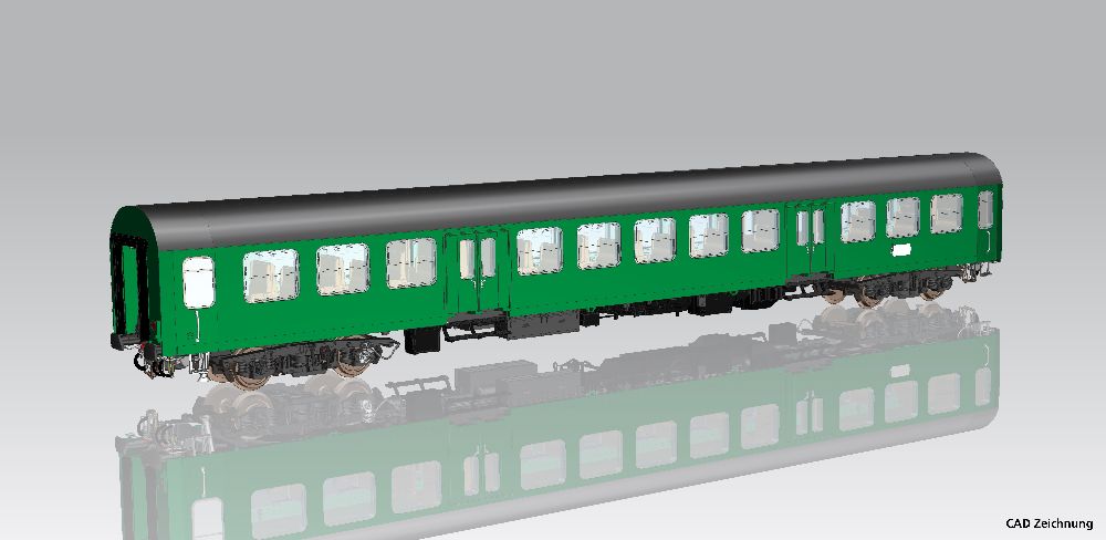 Piko 28001 Halberstädter Mitteleinstiegswgn 2. Kl. DR IV Spur H0