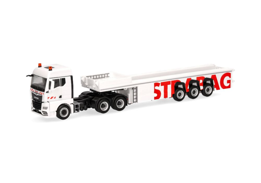 Herpa 319270 MAN TGX GM Betonteile-Sattelzug "Strabag" 1:87 Neu