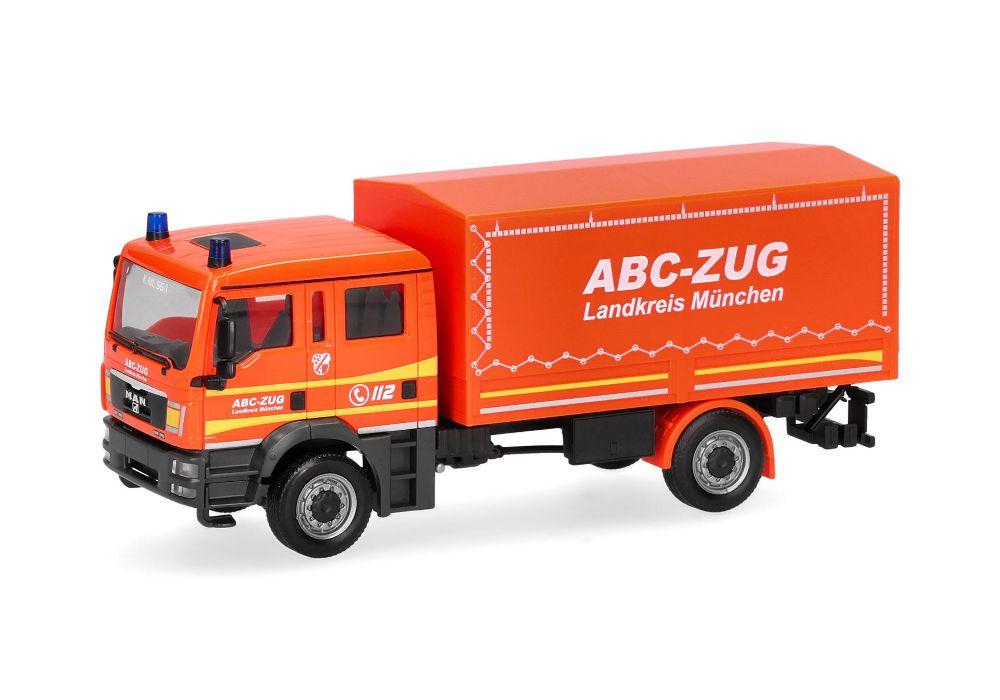 Herpa 099080 MAN TGM GW Dekon P2 MzKW "ABC-Zug" 1:87 Spur H0