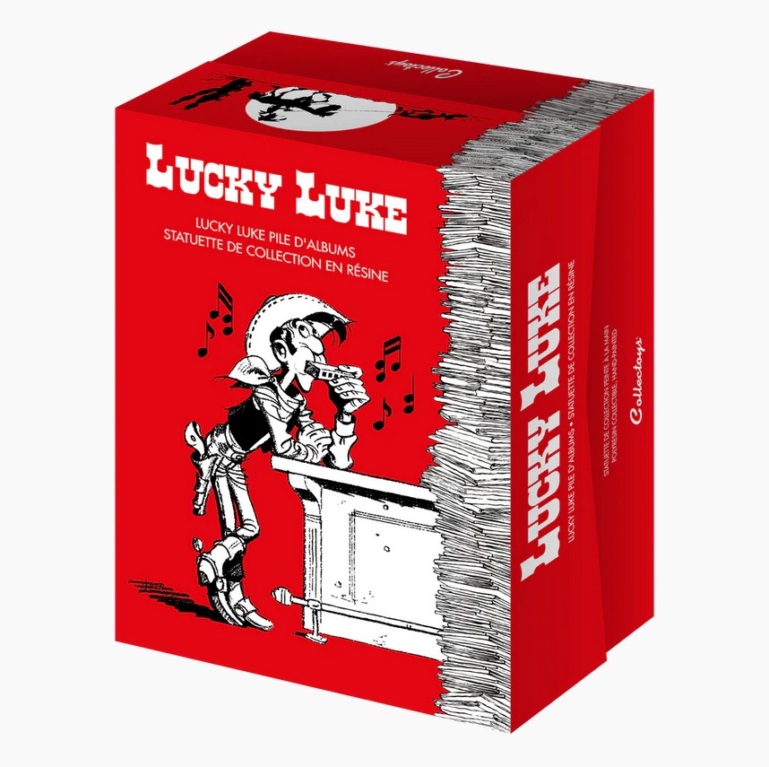 Plastoy 00391 Lucky Luke & Rantanplan Albenstapel 20 cm NEU OVP