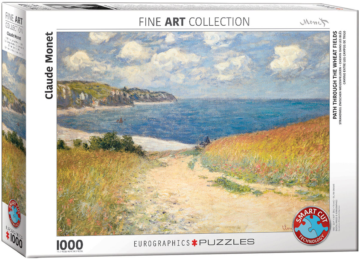 EUROGRAPHICS 6000-1499 Strandweg zwischen Weizenfeldern 1000 Teile Puzzle