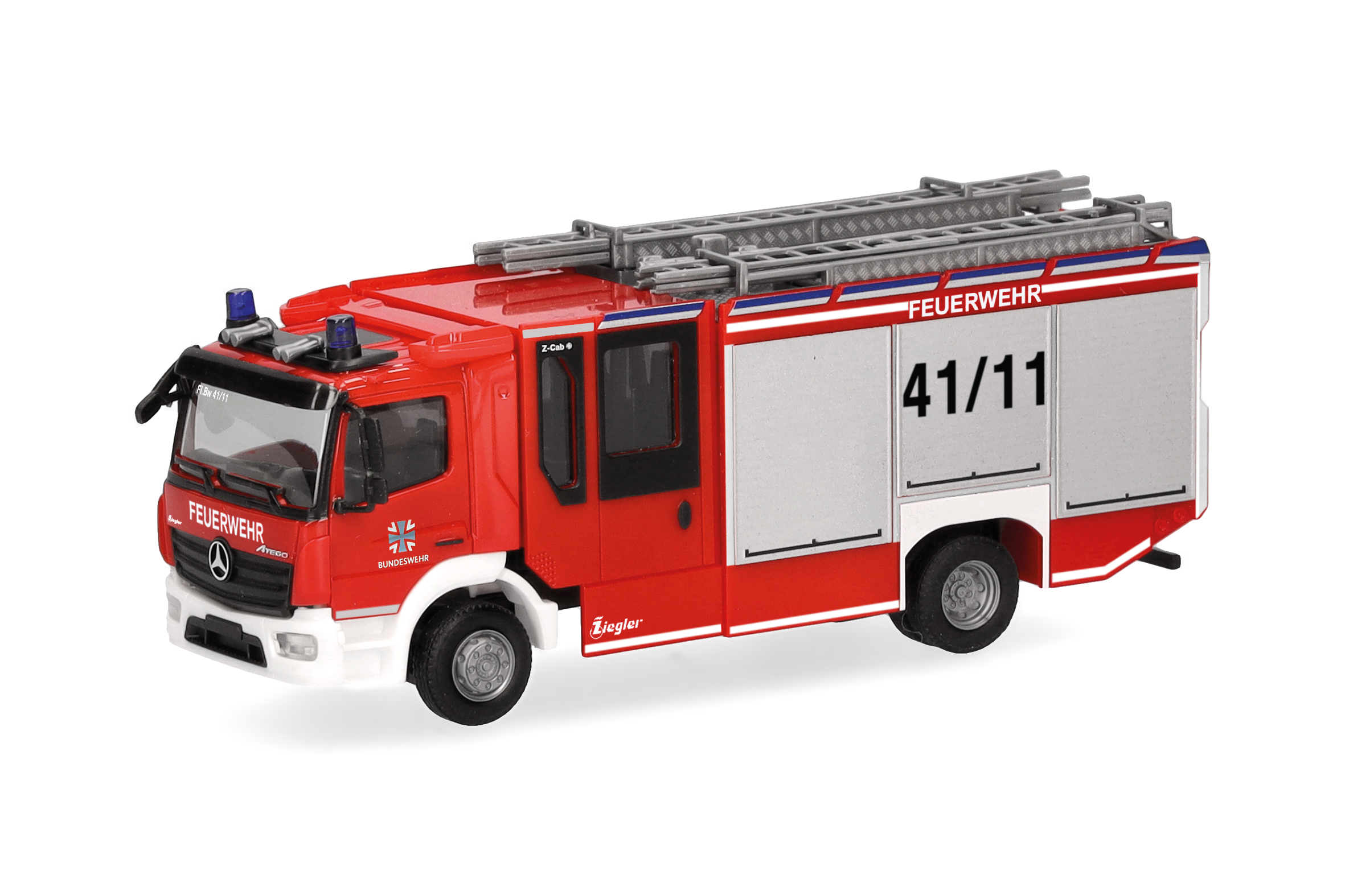 Herpa 747449 MB Atego 13 Z-Cab Bundesw. FW