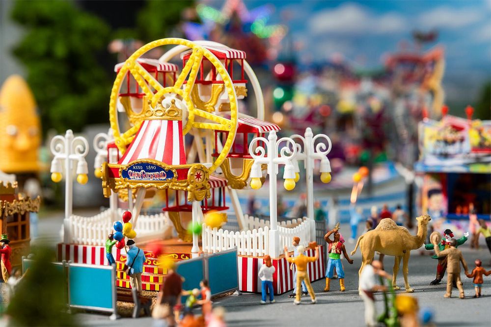 Faller 140311 Nostalgie Dampf-Riesenrad 1:87 Spur H0 Bausatz Neu