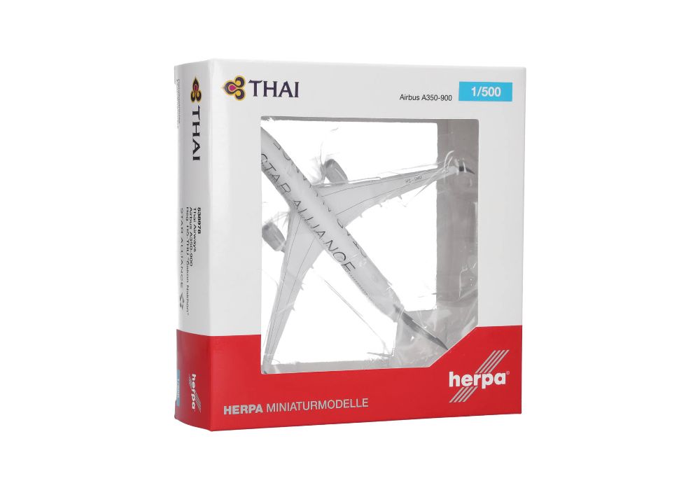 Herpa 538978 Thai Airways Airbus A350-900 "Star Alliance" 1:500