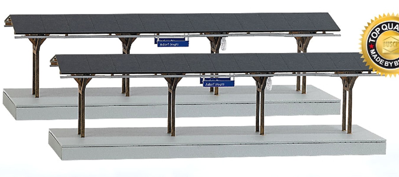 Busch 1466 Bahnsteig Adorf