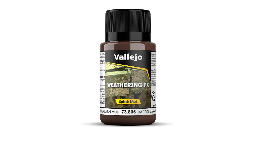 Vallejo 73805 Schlammspritzer, braun, 40 ml Weathering NEU